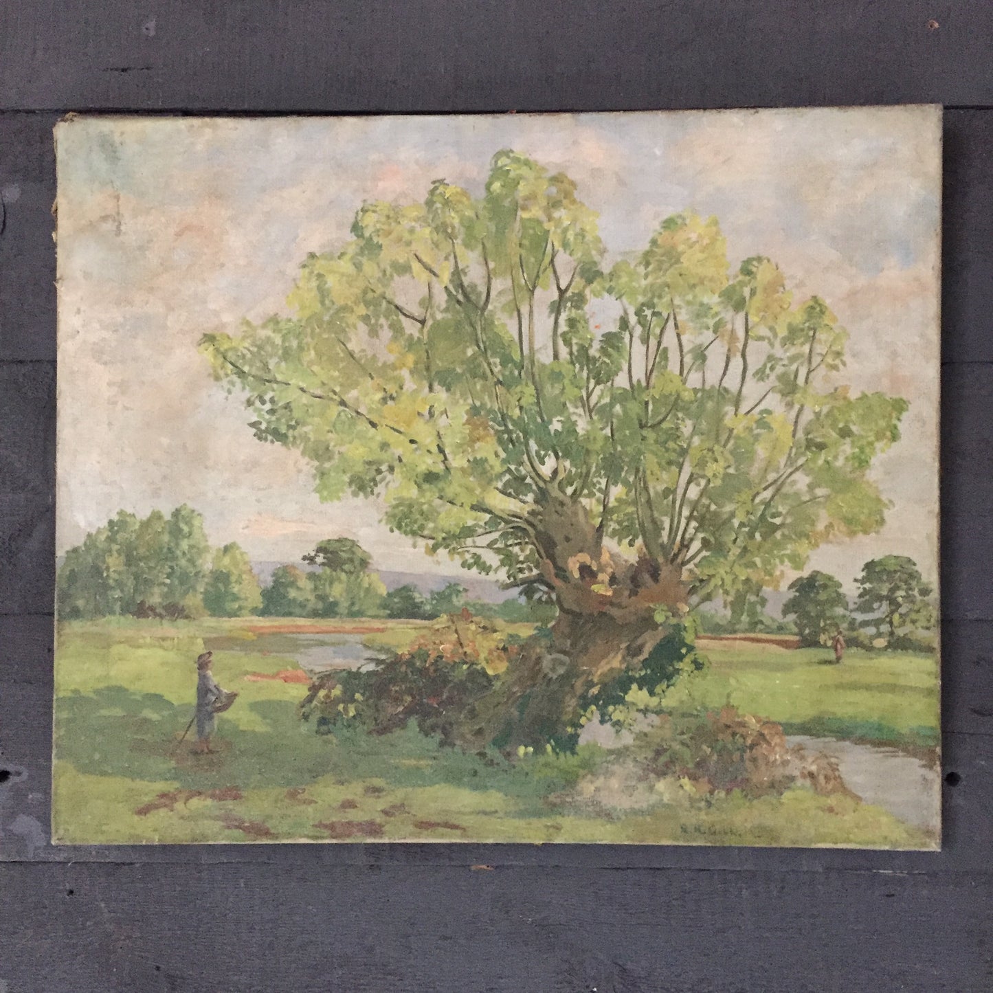 Willow Tree Oil On Canvas