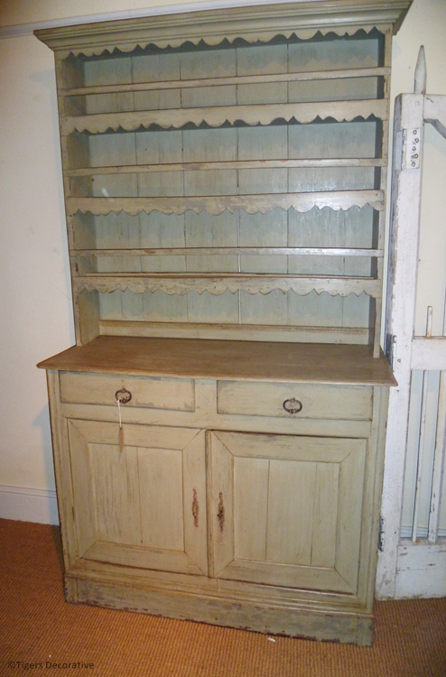 Late 19th Century Painted French Dresser