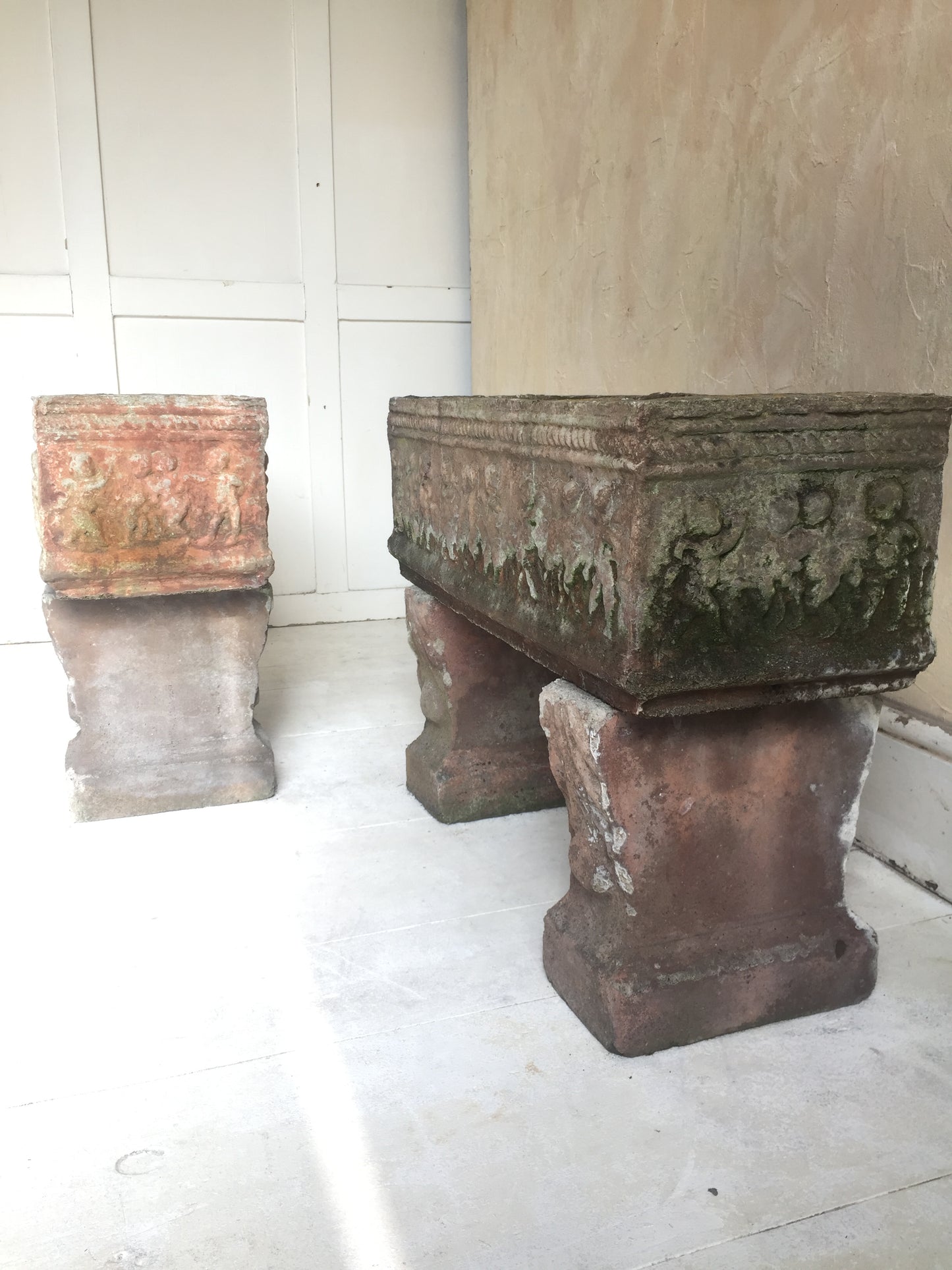 Pair Of Rectangular Planters