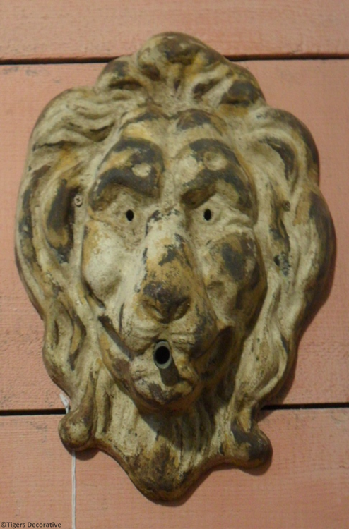 Early 20th Century Lions Head Fountain