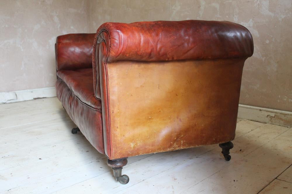 Edwardian Leather Sofa