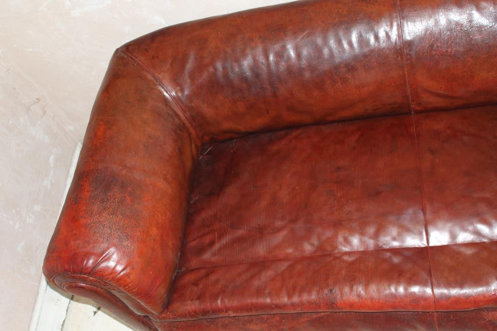Edwardian Leather Sofa