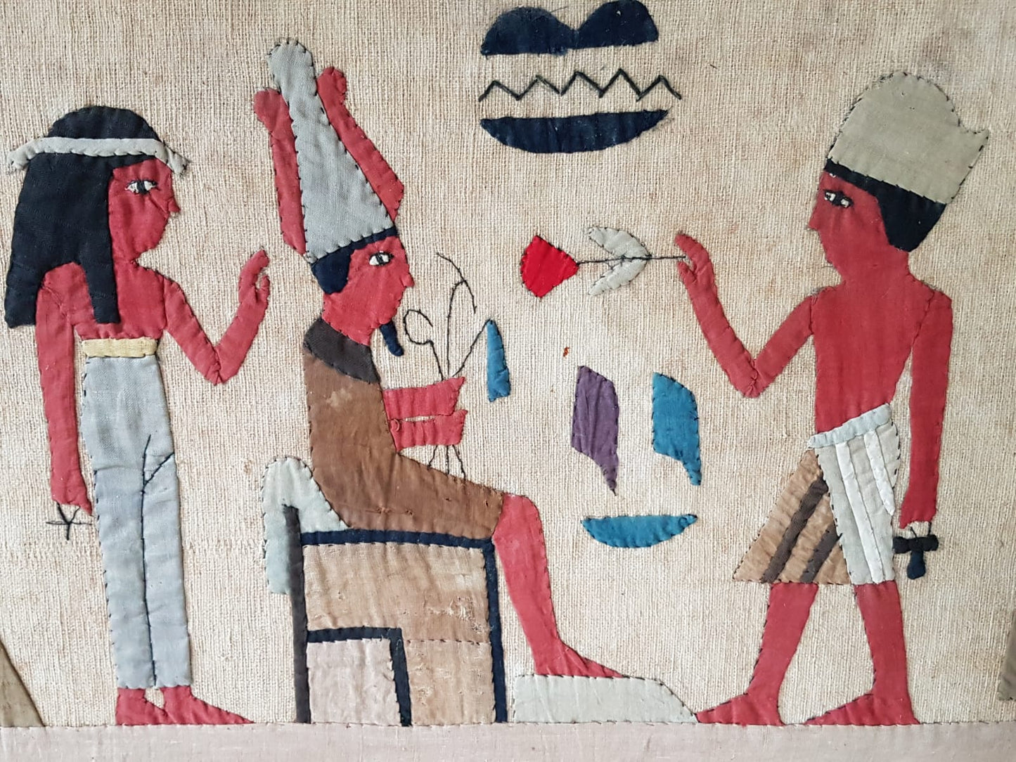 Framed Egyptian Appliqué Panels