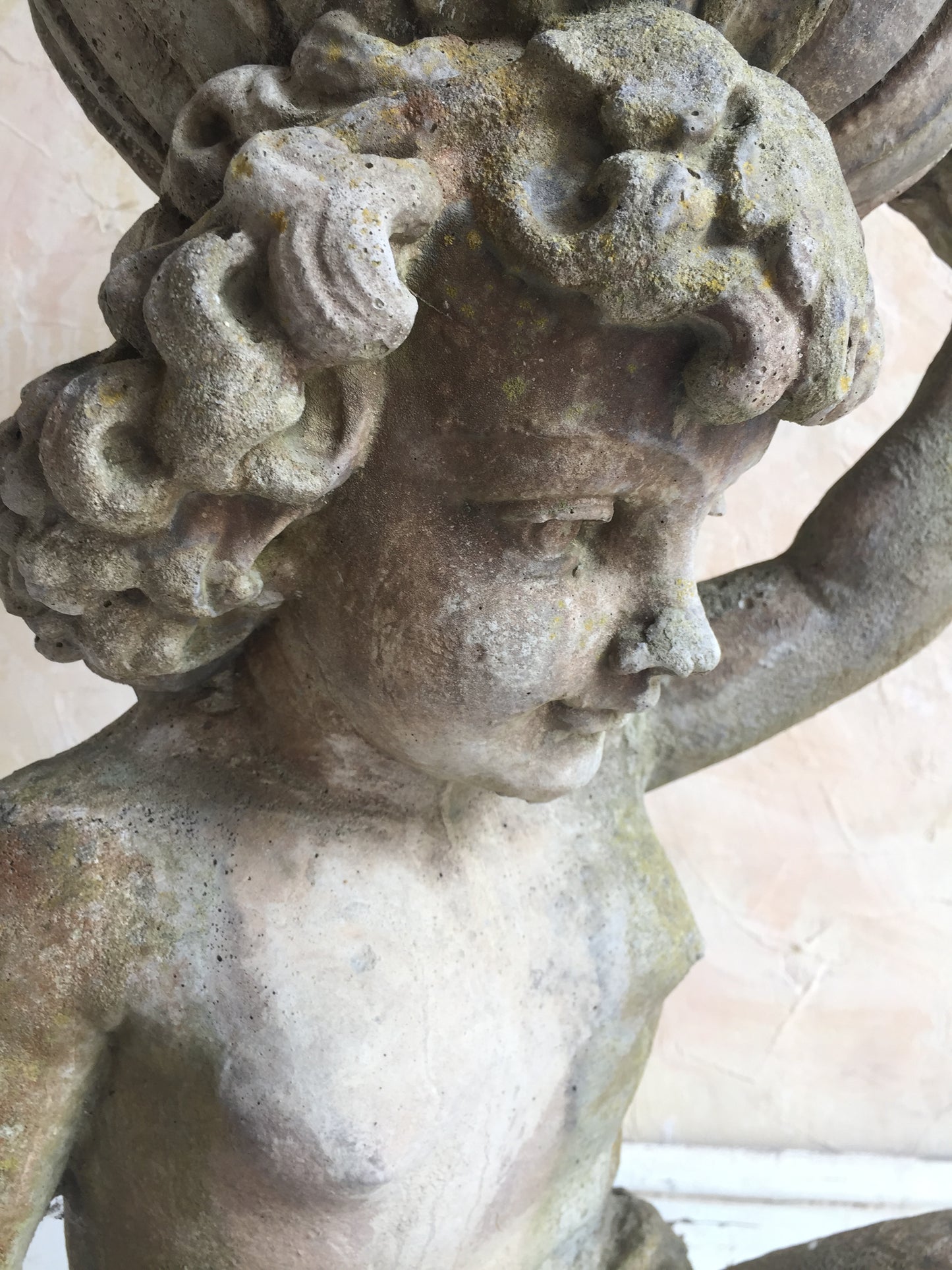 Cherub Bird Bath
