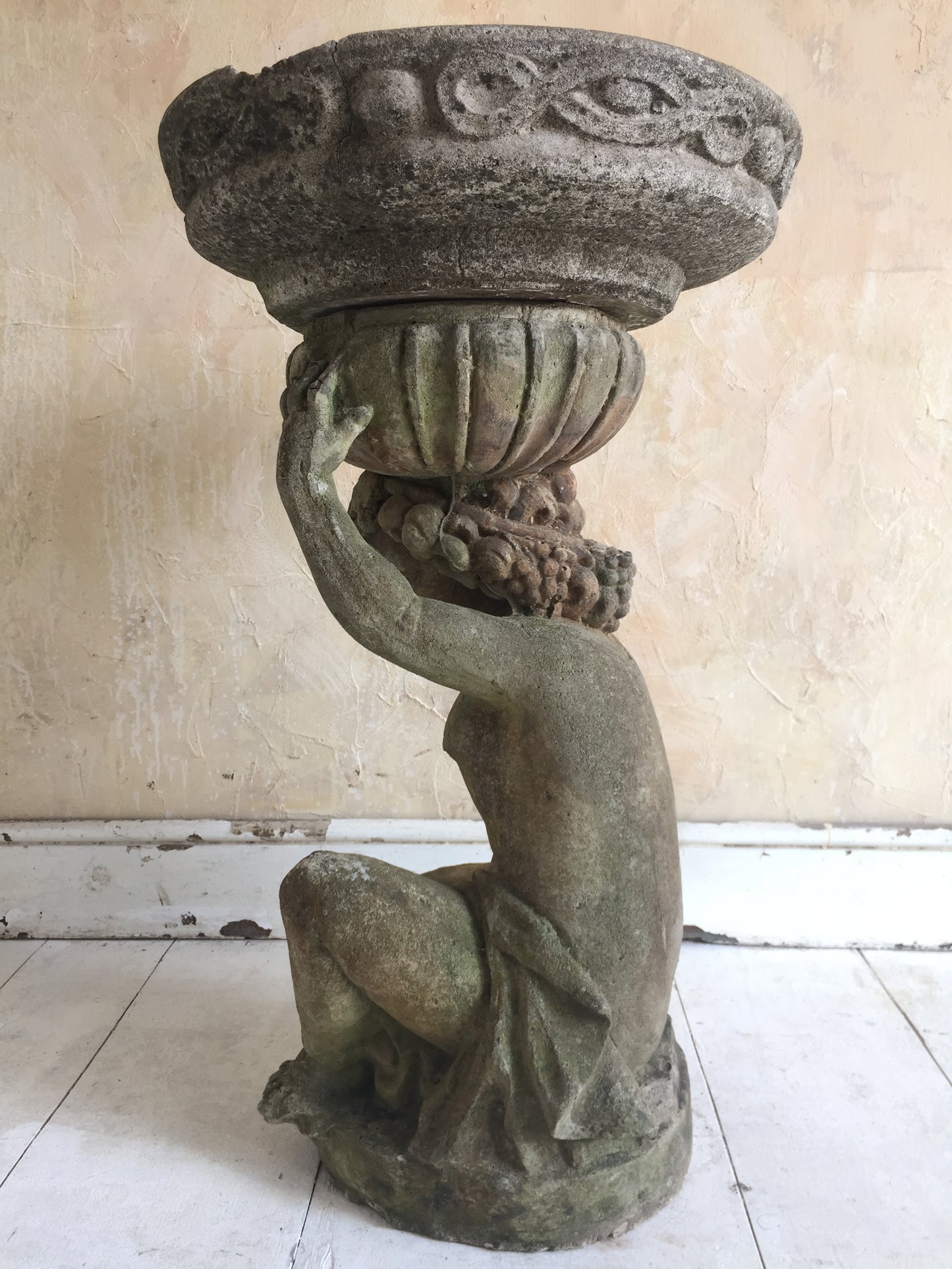 Cherub Bird Bath