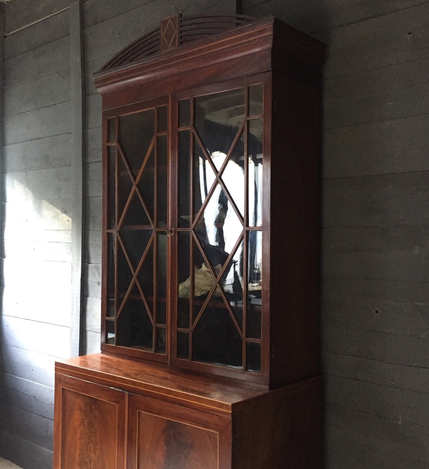 Early 19th Century Mahogany Display Cabinet