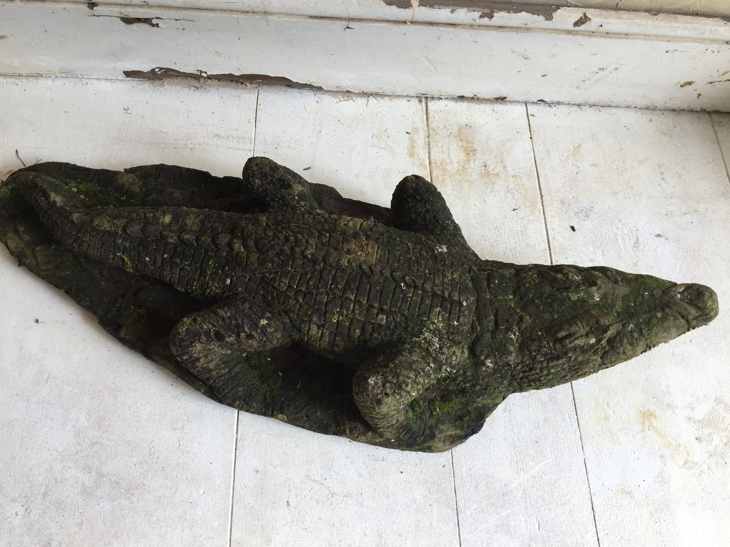 Composite Stone Crocodile
