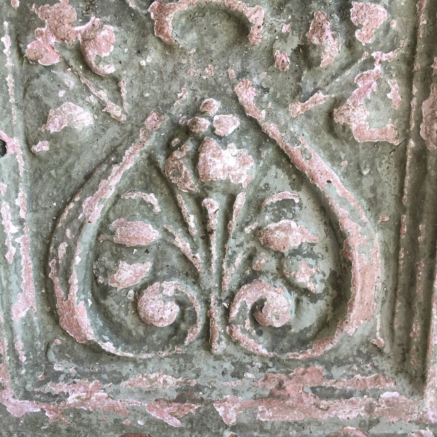 Painted Urn On Plinth