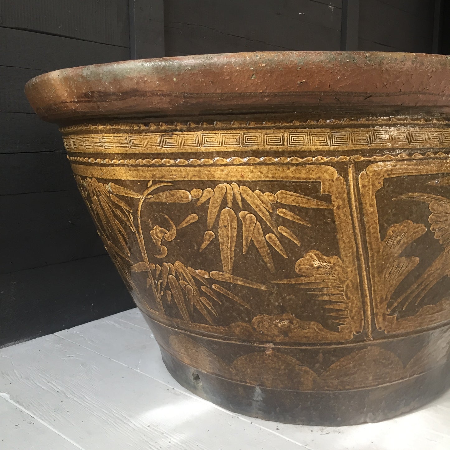 South East Asian Koi Pot