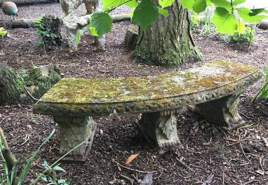 Curved Stone Bench