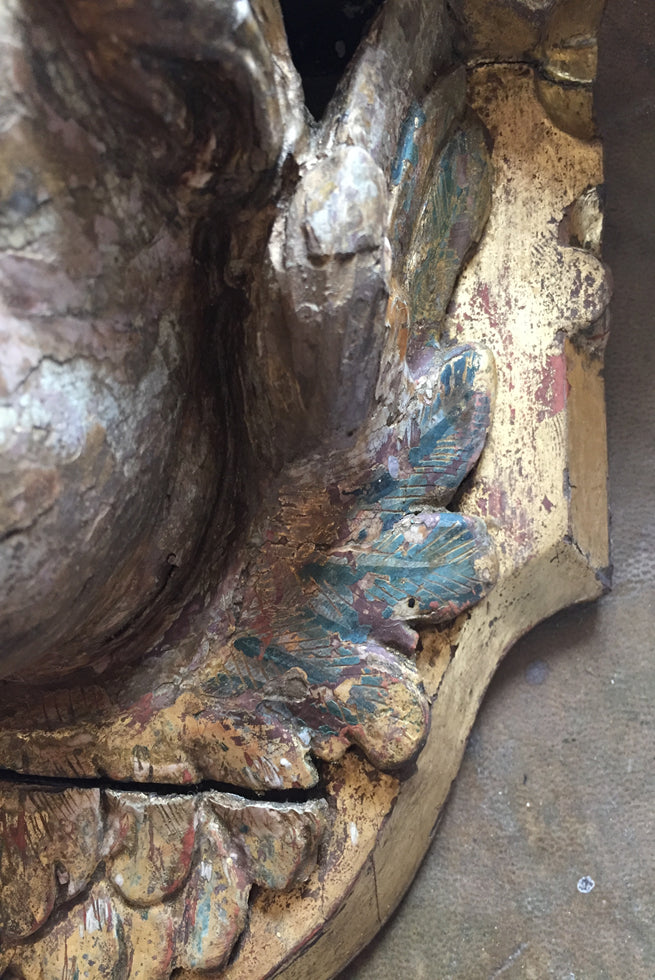 Pair Of Cherub Wall Brackets
