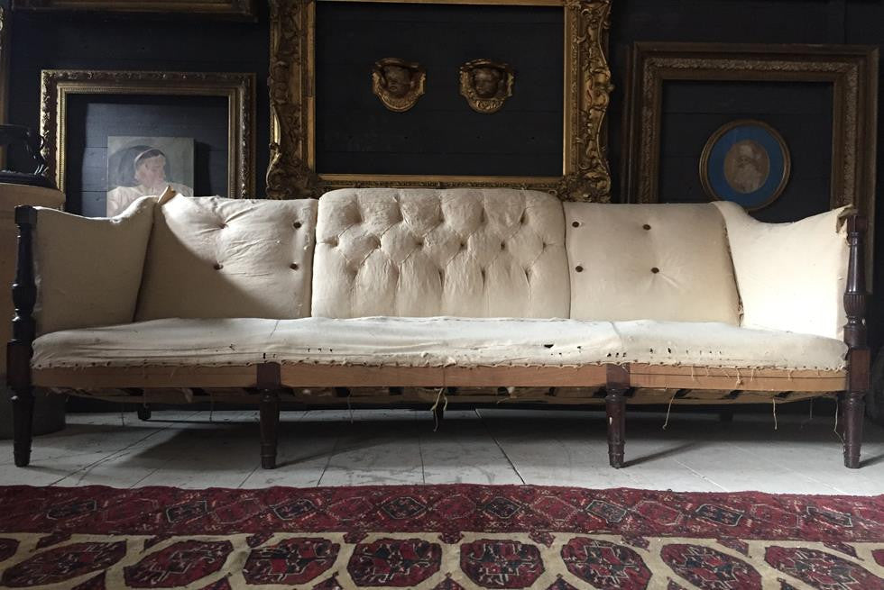 Edwardian Sheriton Style Sofa