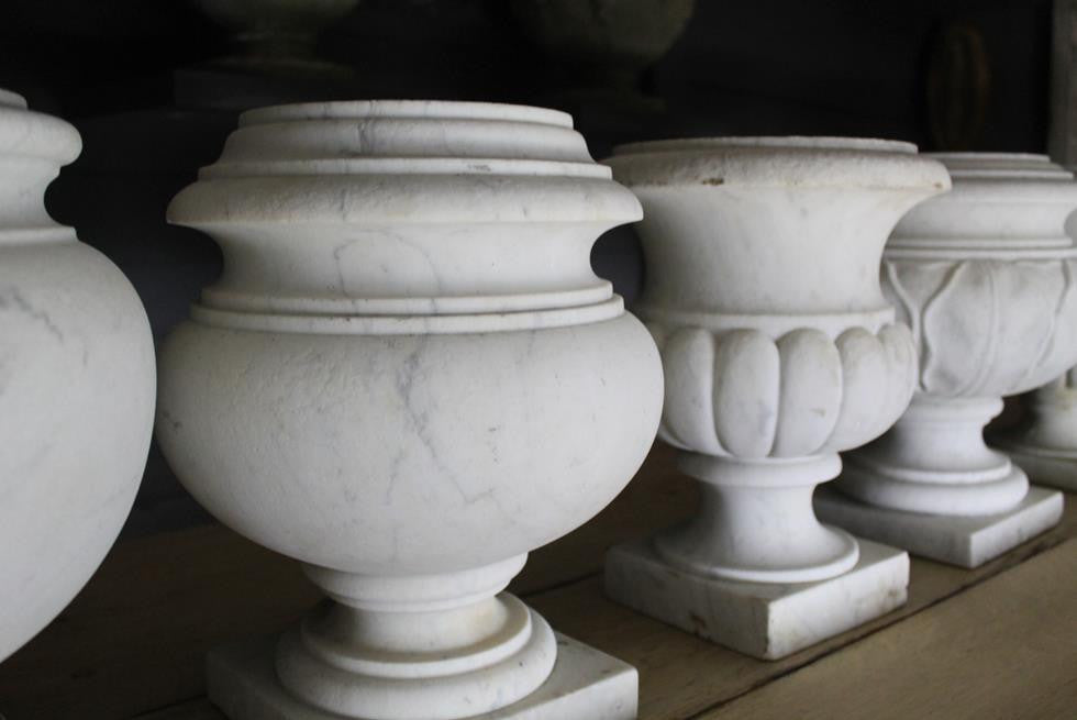Collection Of Marble Urns