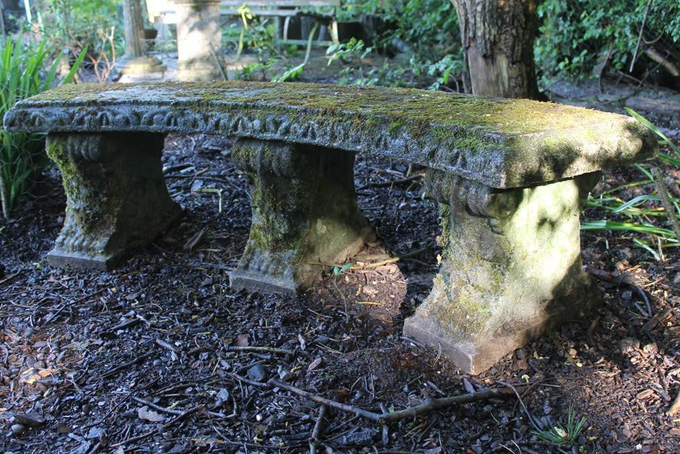 Curved Stone Bench