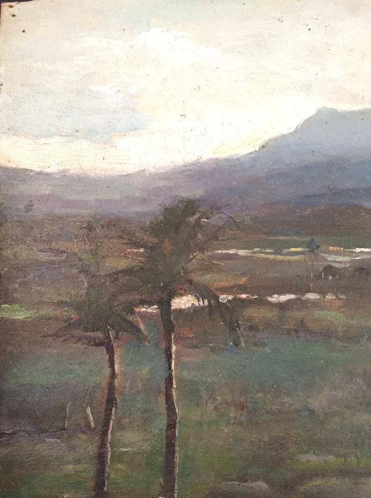 Pair Of Signed Oil Landscapes