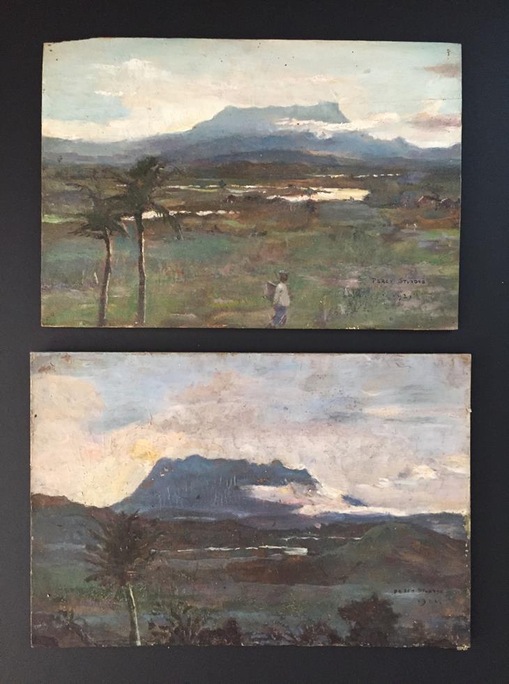 Pair Of Signed Oil Landscapes