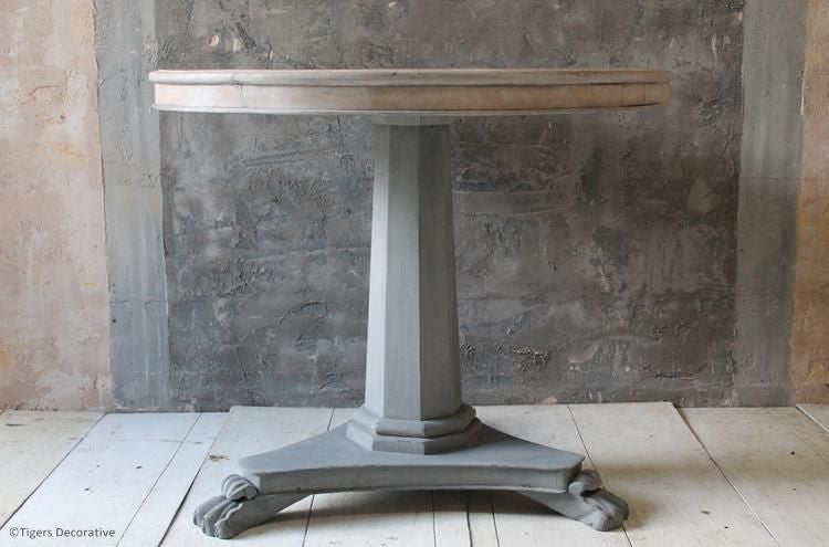 Early Victorian Painted Circular Table