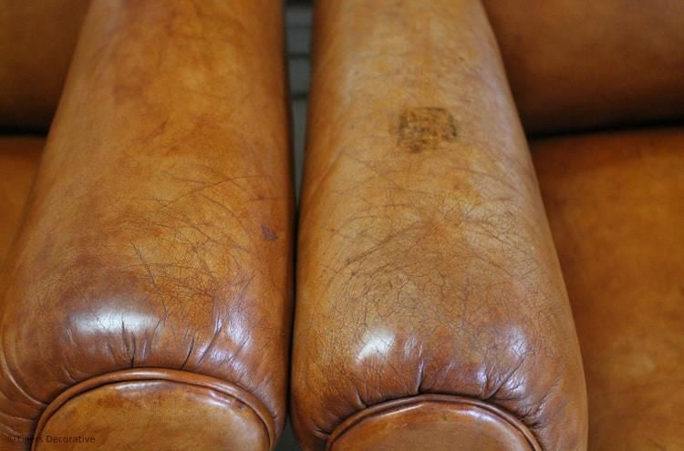 Pair of Edwardian Leather Arm Chairs