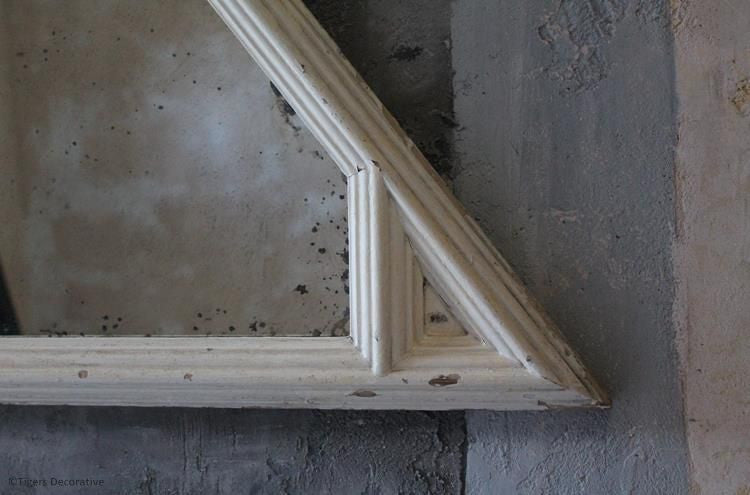 20th Century Unusual Triangular Mirror