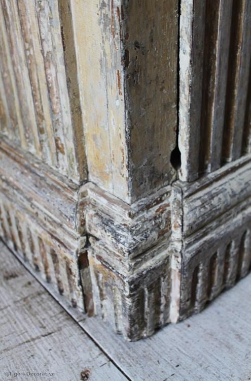 19th Century Painted Plinth Cupboard