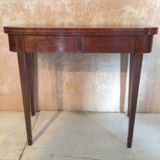 Mahogany Card Table