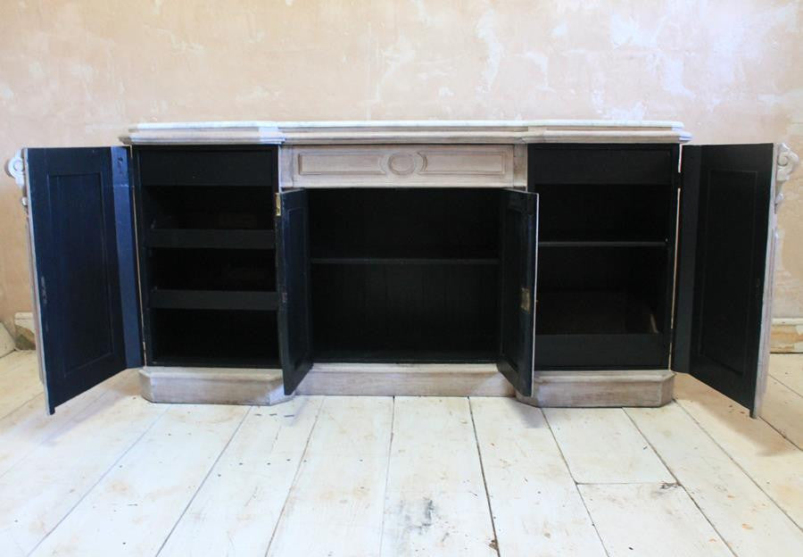 19th Century Gothic Revival Bleached Oak Sideboard