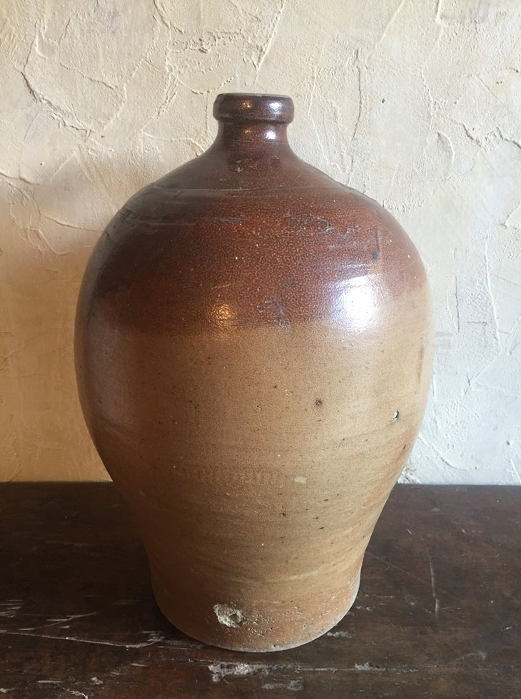 Glazed Stoneware Jar