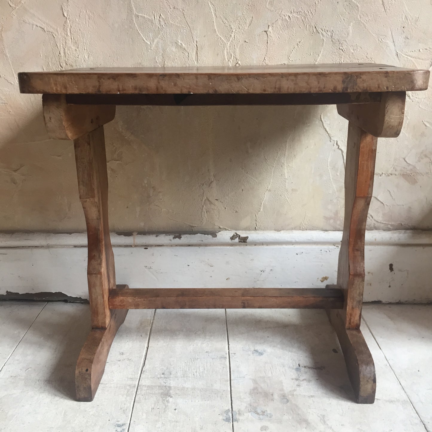 Yew Wood Stool / Table