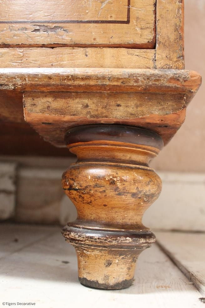 19th Century Painted Chest Of Drawers