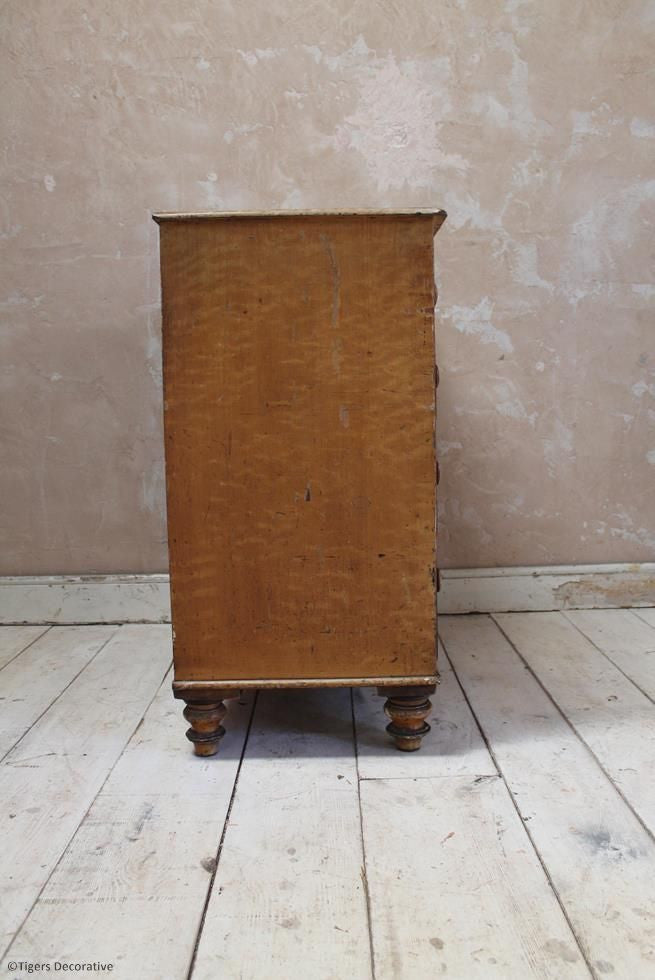19th Century Painted Chest Of Drawers