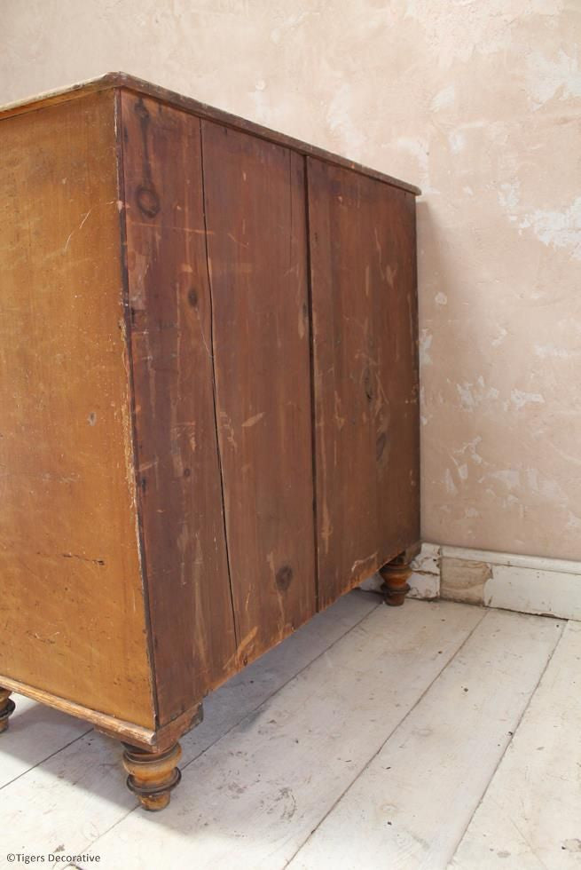 19th Century Painted Chest Of Drawers