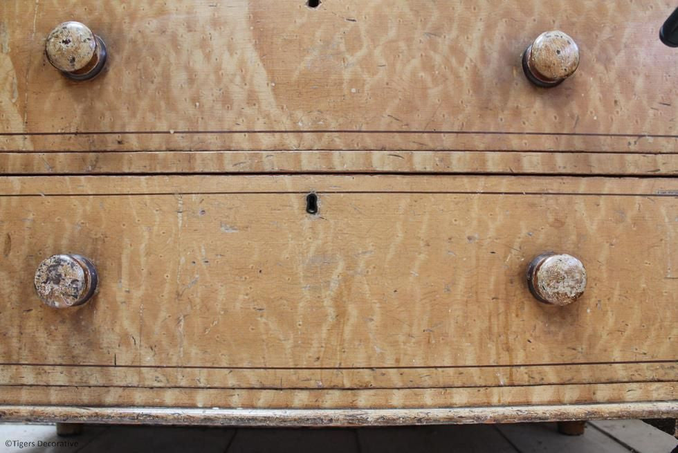 19th Century Painted Chest Of Drawers