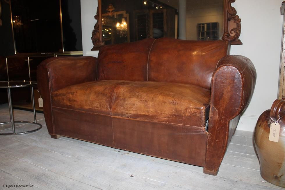 20th Century Leather Sofa