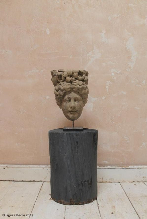 Stone Female Head