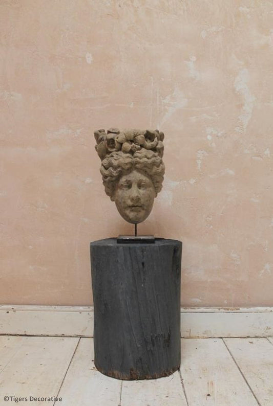 Stone Female Head