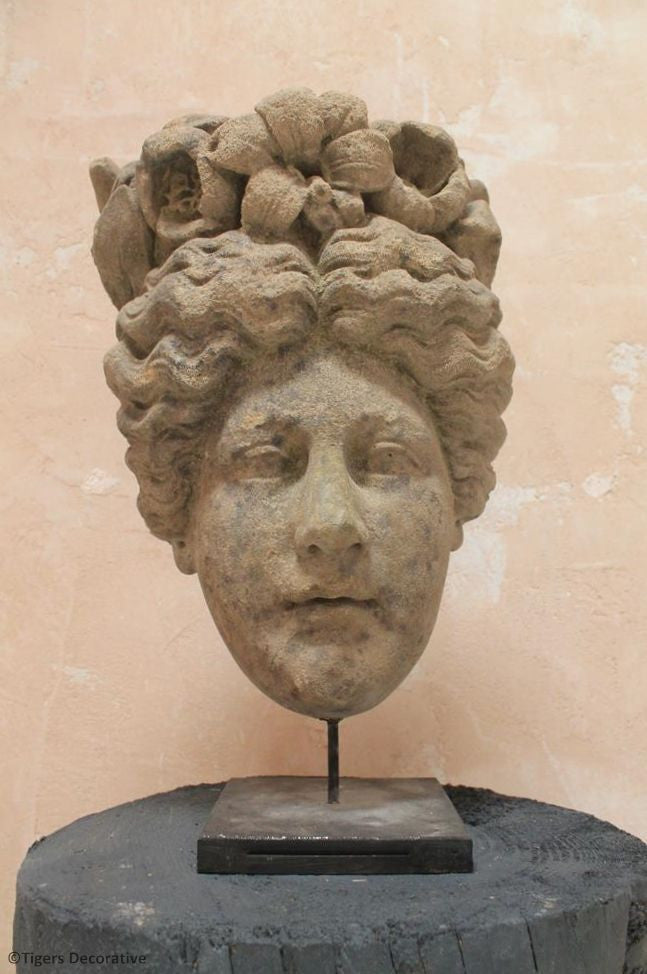 Stone Female Head
