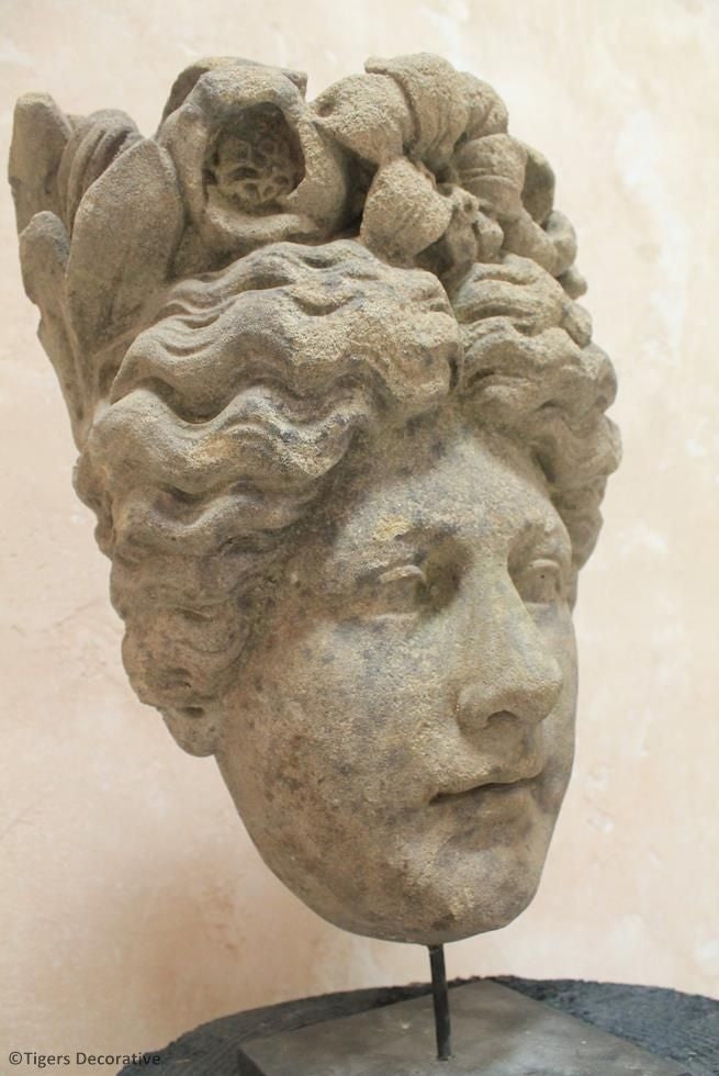 Stone Female Head