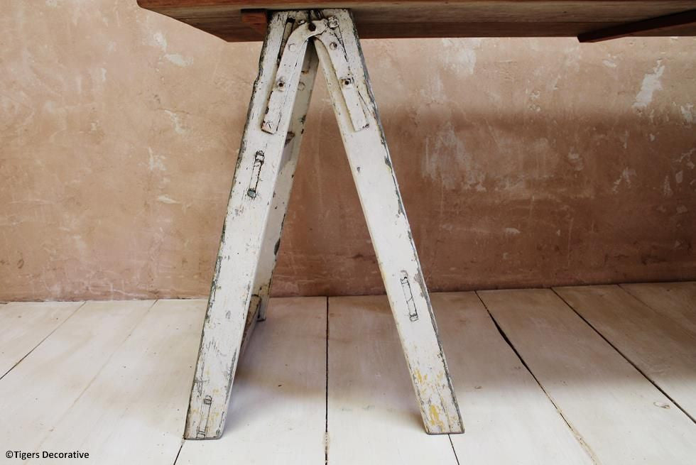 20th Century Painters Trestle Table
