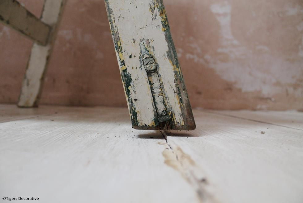 20th Century Painters Trestle Table