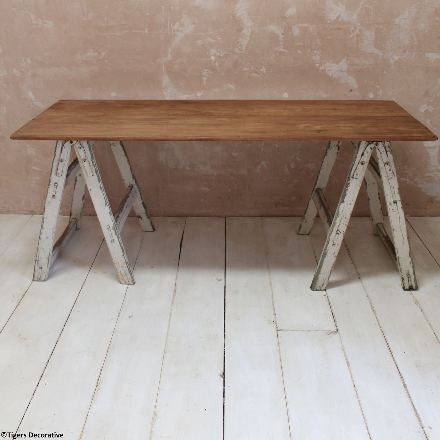 20th Century Painters Trestle Table