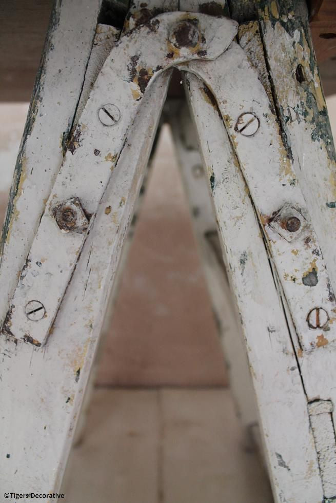 20th Century Painters Trestle Table