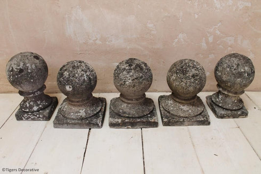 Set Of Three Sphere Finials