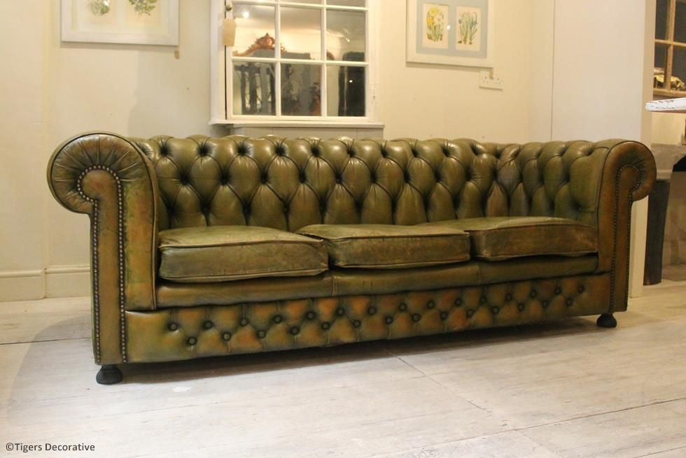 Mid 20th Century Chesterfield Sofa