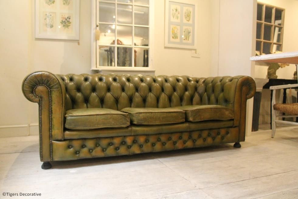 Mid 20th Century Chesterfield Sofa