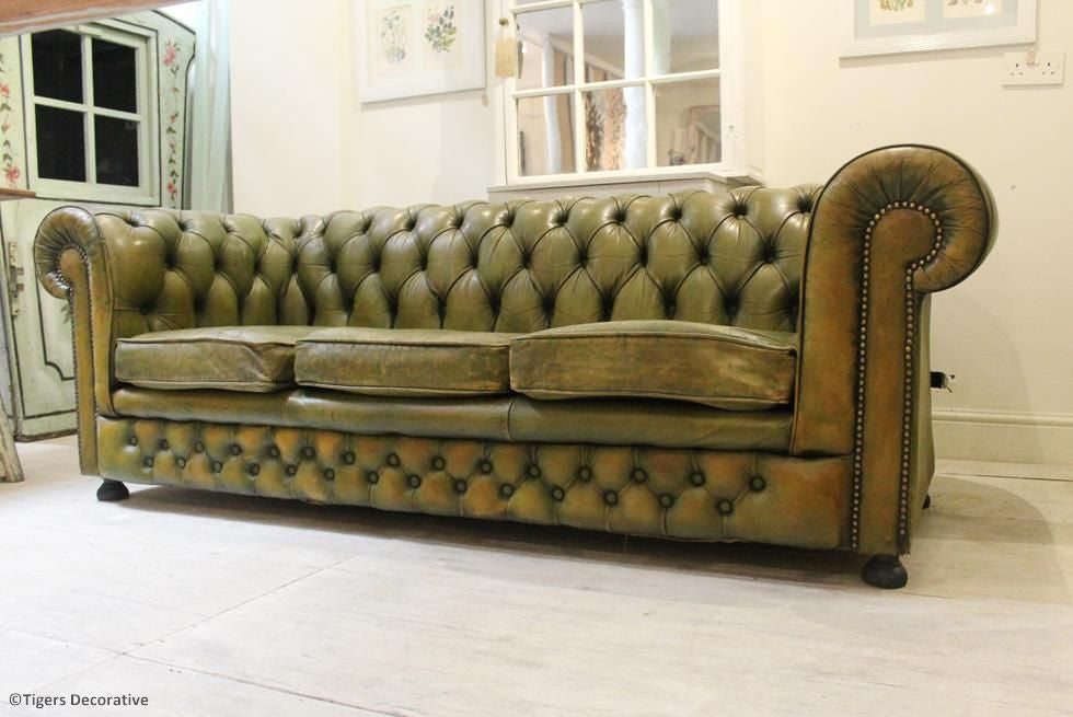 Mid 20th Century Chesterfield Sofa