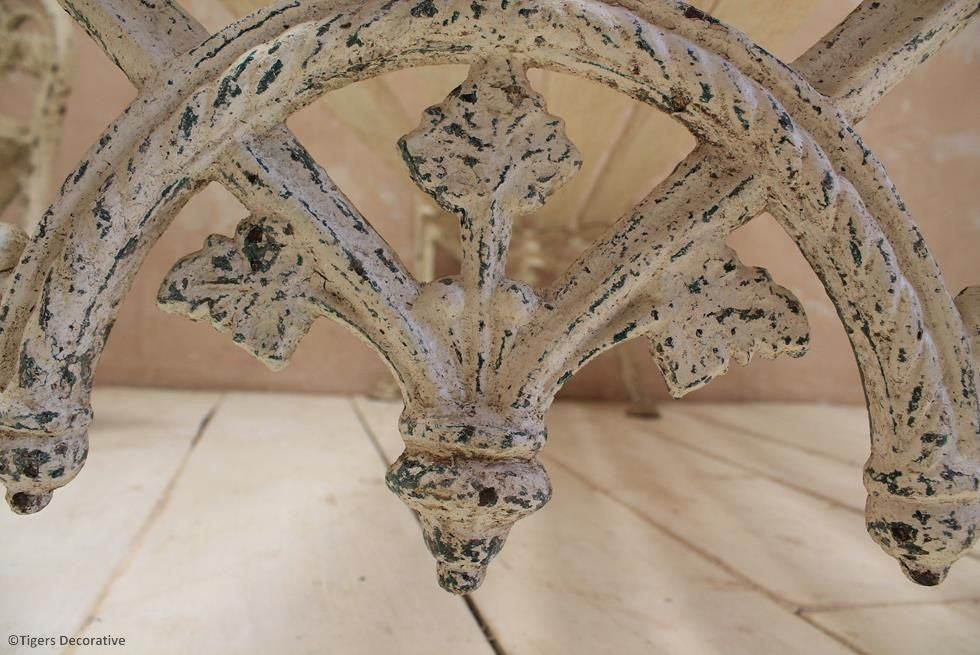 Pair Of Cast Iron Benches