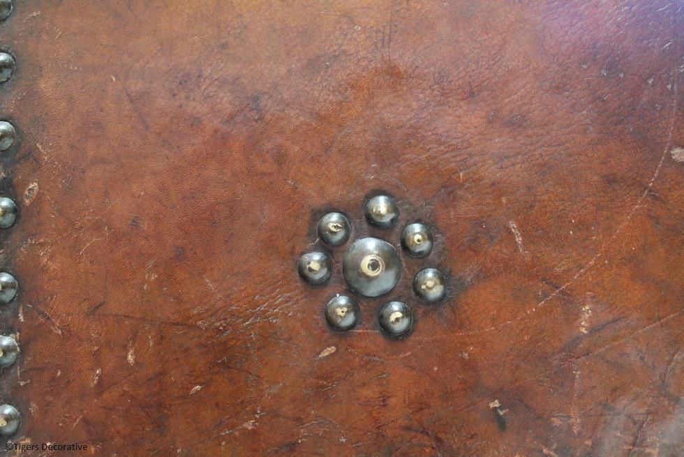 Edwardian Leather Waste Paper Box