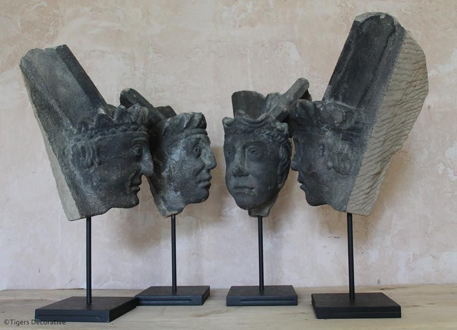 18th Century Sandstone Heads