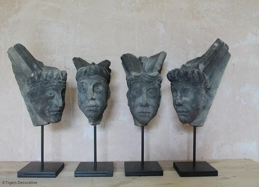 18th Century Sandstone Heads