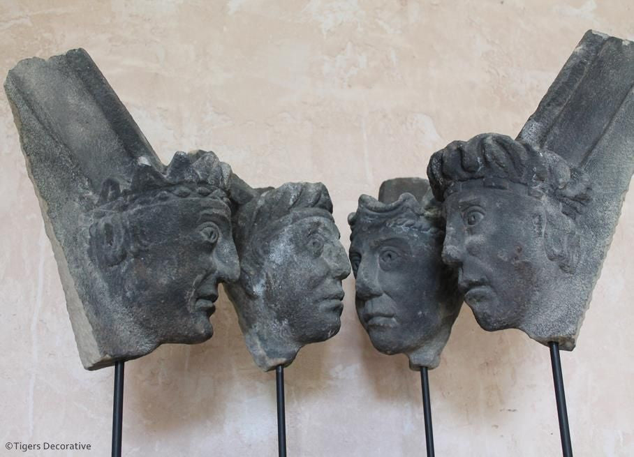 18th Century Sandstone Heads